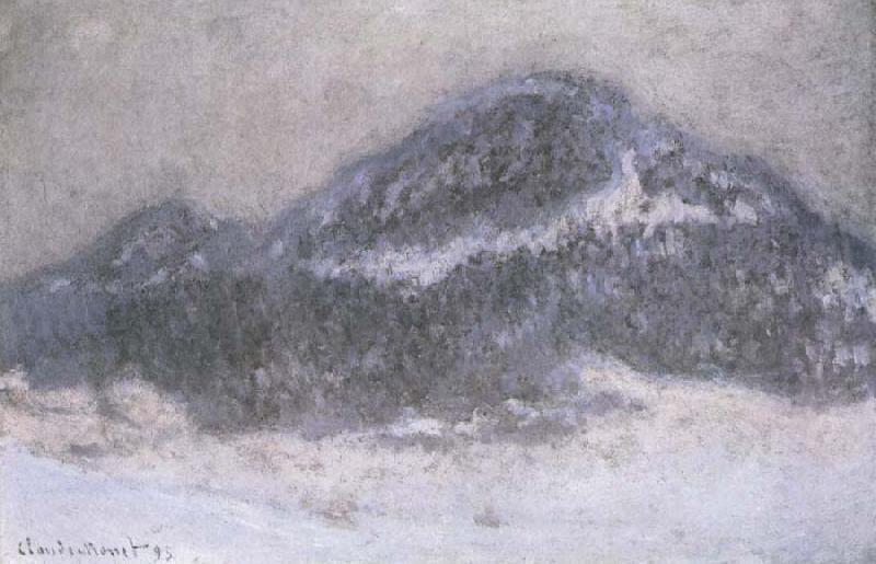 Claude Monet Mount Kolsaas in Misty Weather France oil painting art